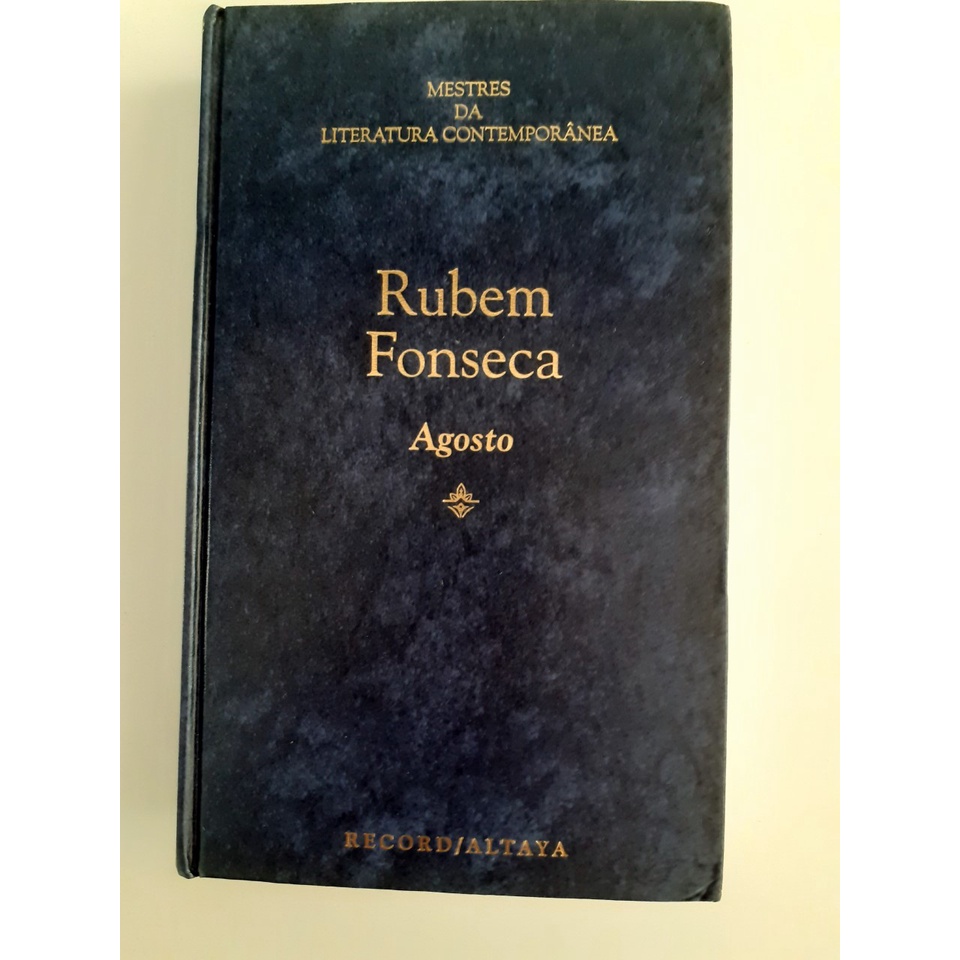 Livro Novo Agosto Rubem Fonseca Capa Dura Shopee Brasil