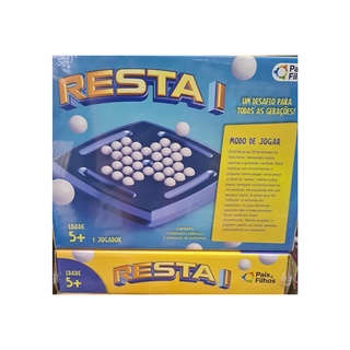 Jogo De Tabuleiro Resta 1 Pais E Filhos Shopee Brasil