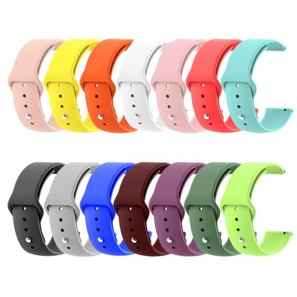 Pulseira Lisa Silicone Mm Colorido Smartwatch P P P P