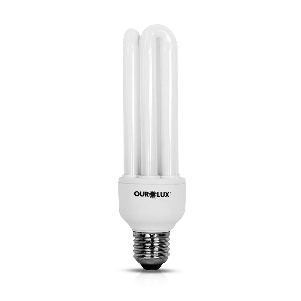 Lampada Fluorescente 3U 15w 127v 6400K Luz Branca Ourolux Shopee Brasil