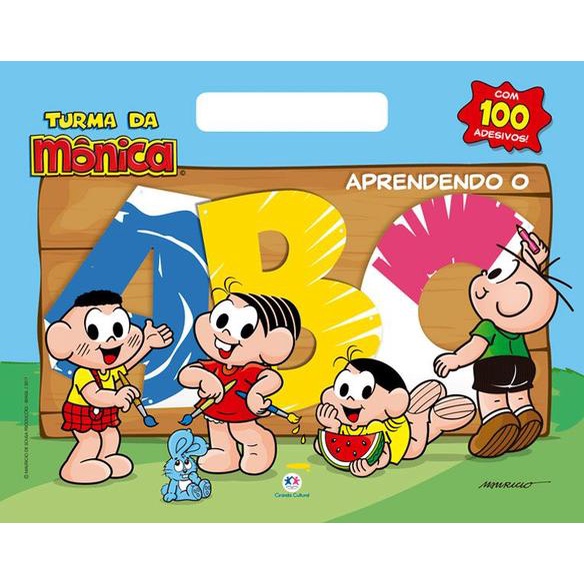 Livro Infantil Turma Da M Nica Aprendendo O Abc Pintura E