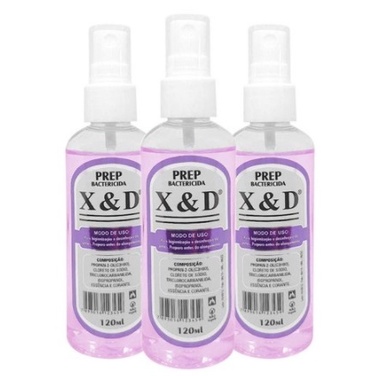 Kit Prep X D Anti Fungos Bactericida Spray Para Alongamento Higiene