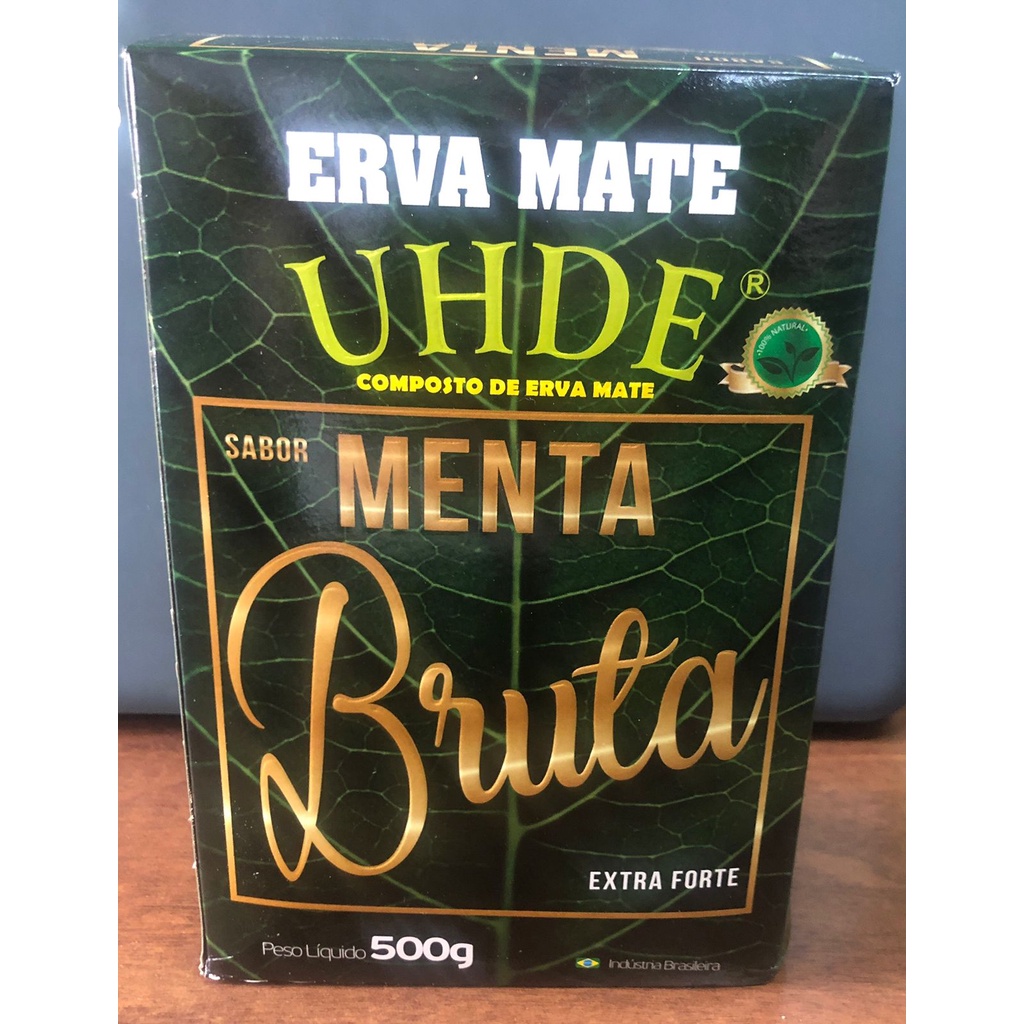 Erva Mate Tereré UHDE Menta Bruta Shopee Brasil