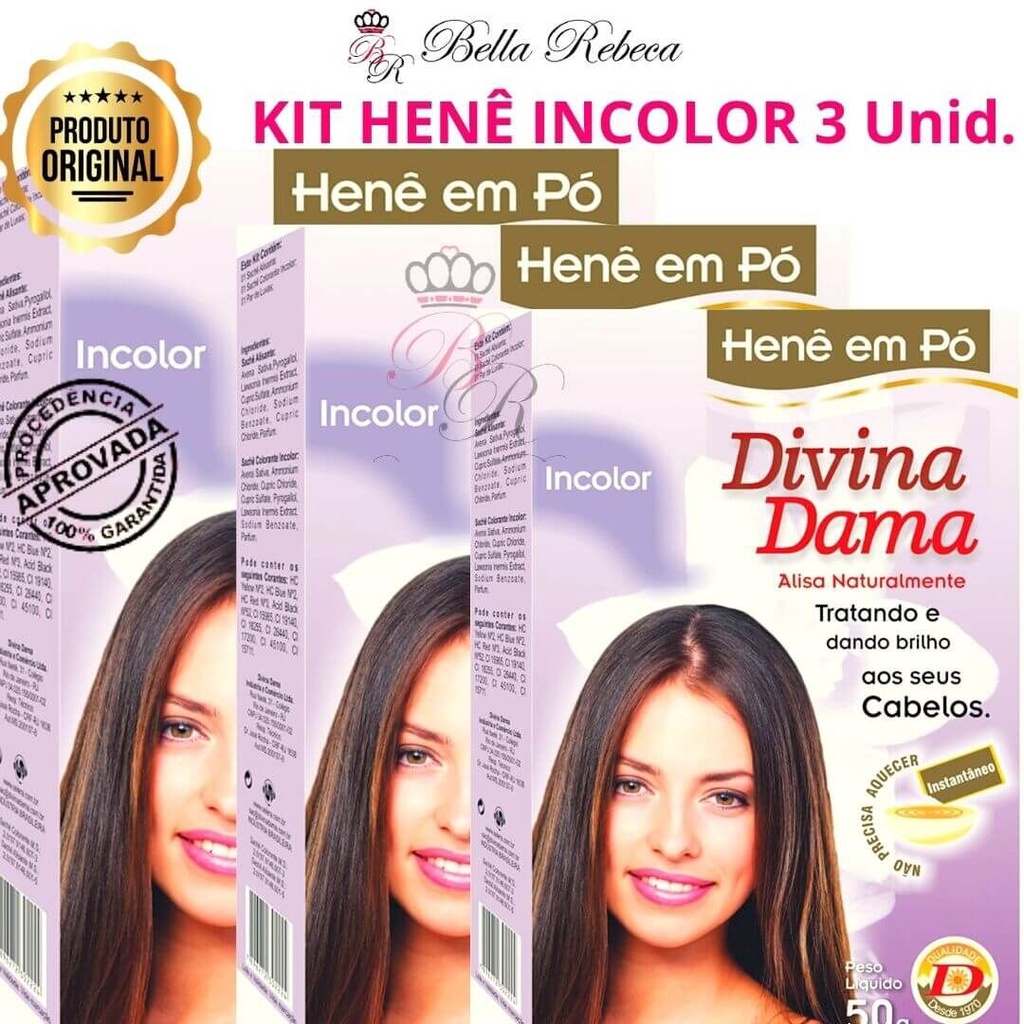 Kit Divina Dama Hen Incolor Em P Unid Shopee Brasil