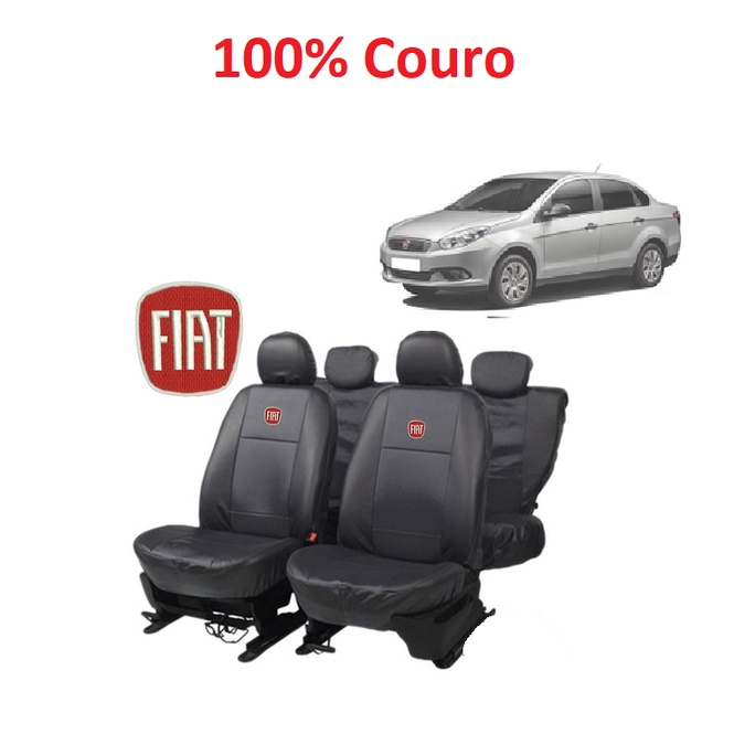 Kit Completo Capas Para Banco De Carros Automotivos Couro Linha