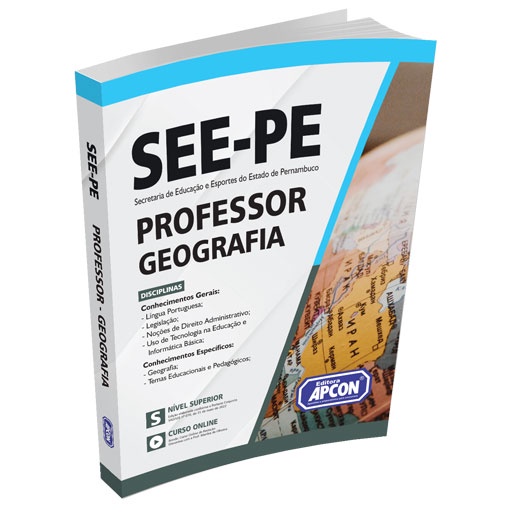 Apostila SEE PE 2022 Professor Geografia Shopee Brasil