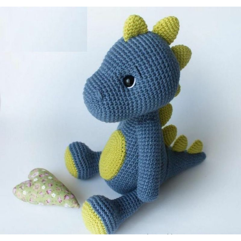 Dinossauro Dino Amigurumi Croche Shopee Brasil