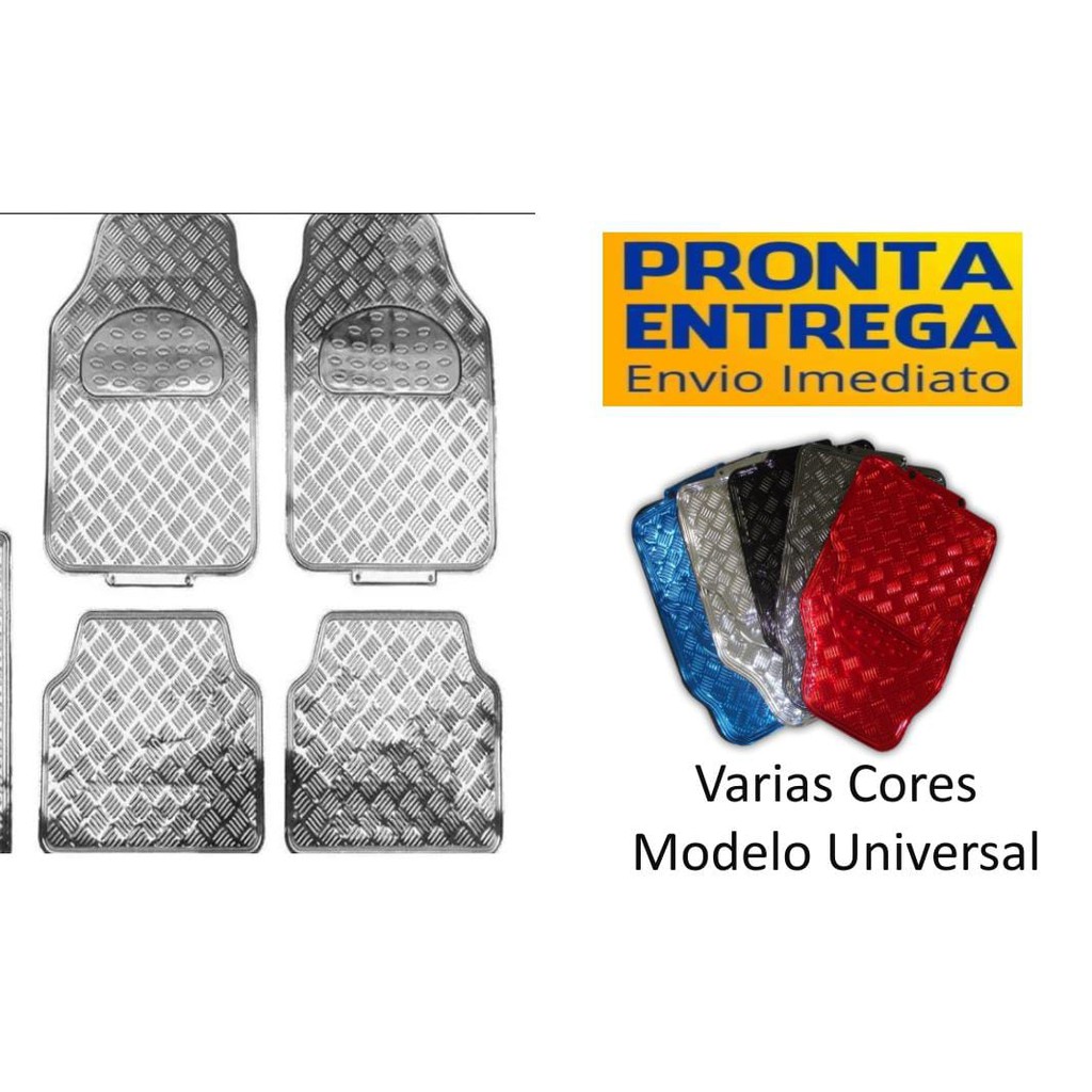 Tapete Cromado Laminado Automotivo Universal Varias Cores De Pe As