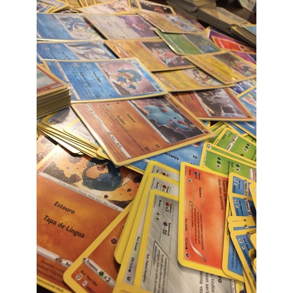 Lote Cartas Pok Mon Originais Somente Pok Mon Shopee Brasil