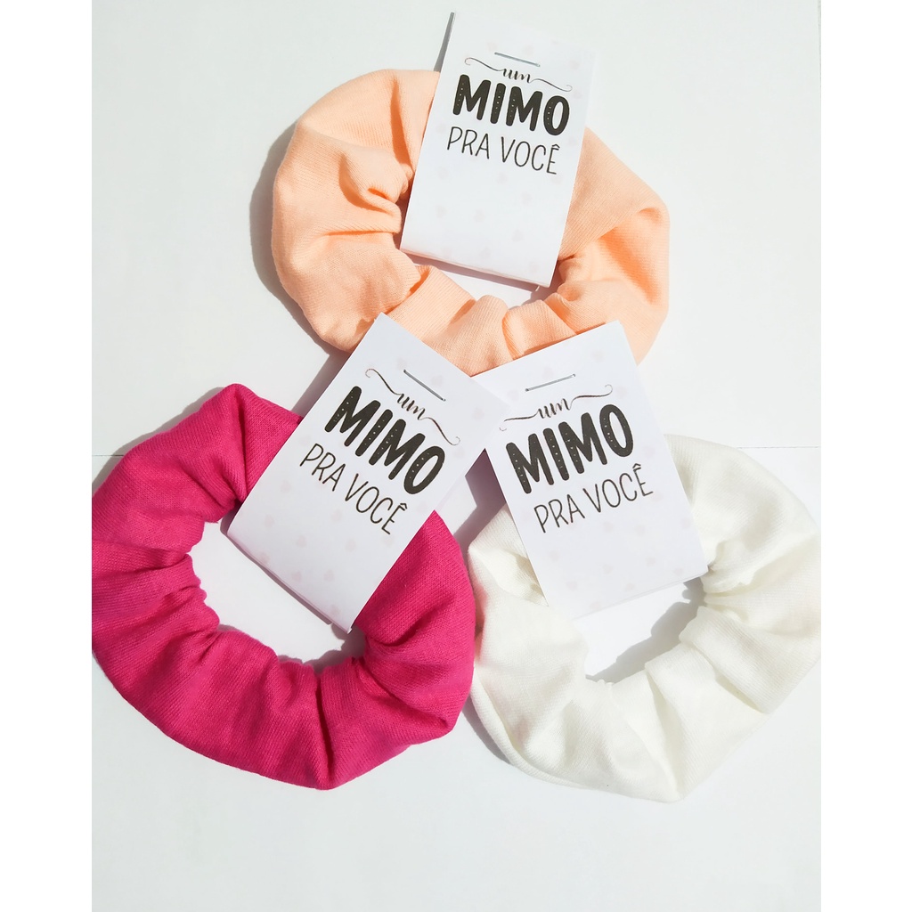 Xuxinhas Scrunchies Mimo Para Cliente Tag Shopee Brasil