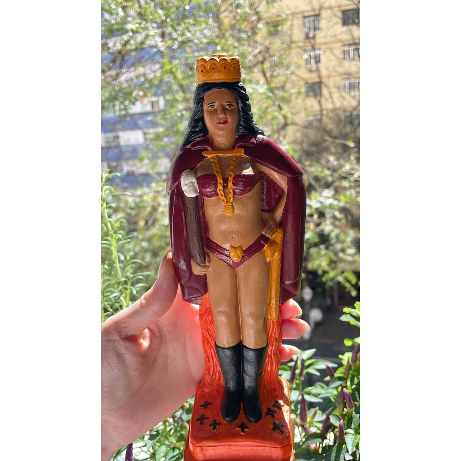 Imagem Pomba Gira Rainha Das Encruzilhadas Escultura Cm Shopee Brasil