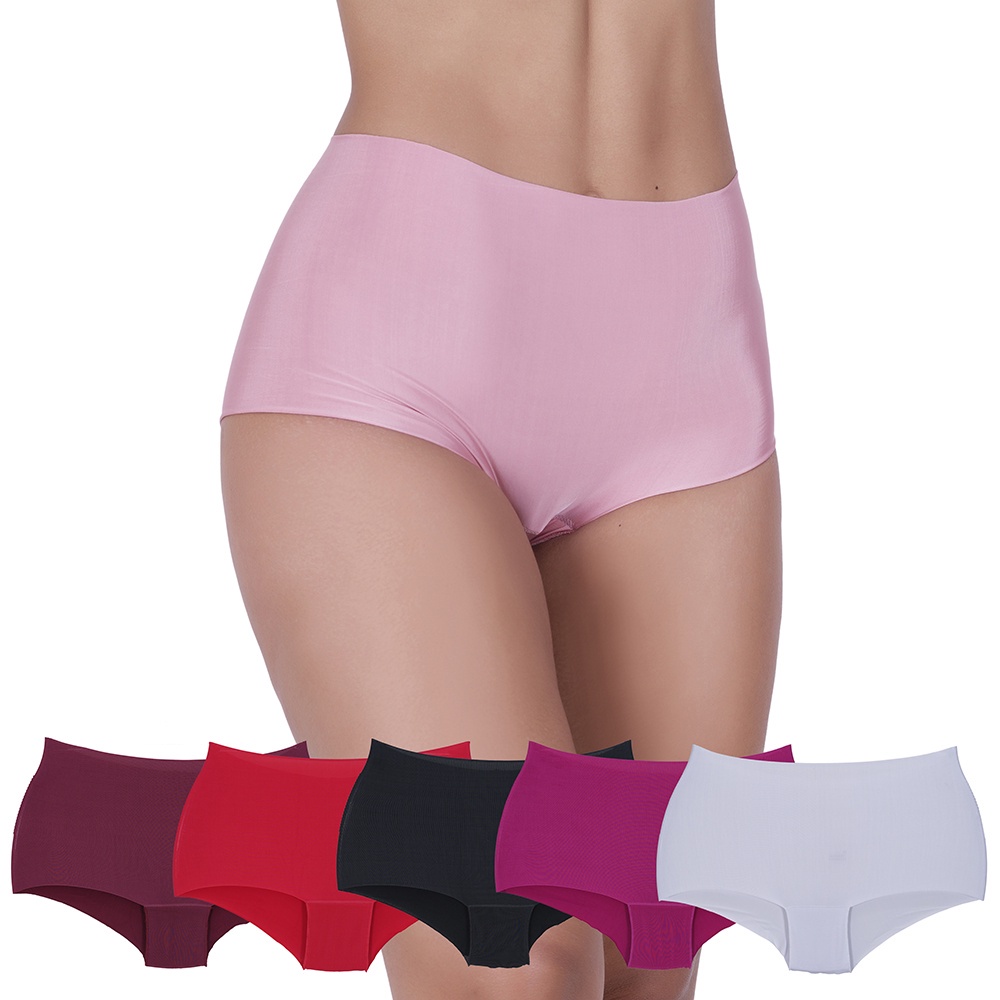 Kit Calcinhas Magia Boxer Sem Costura Microfibra Concept Lingerie