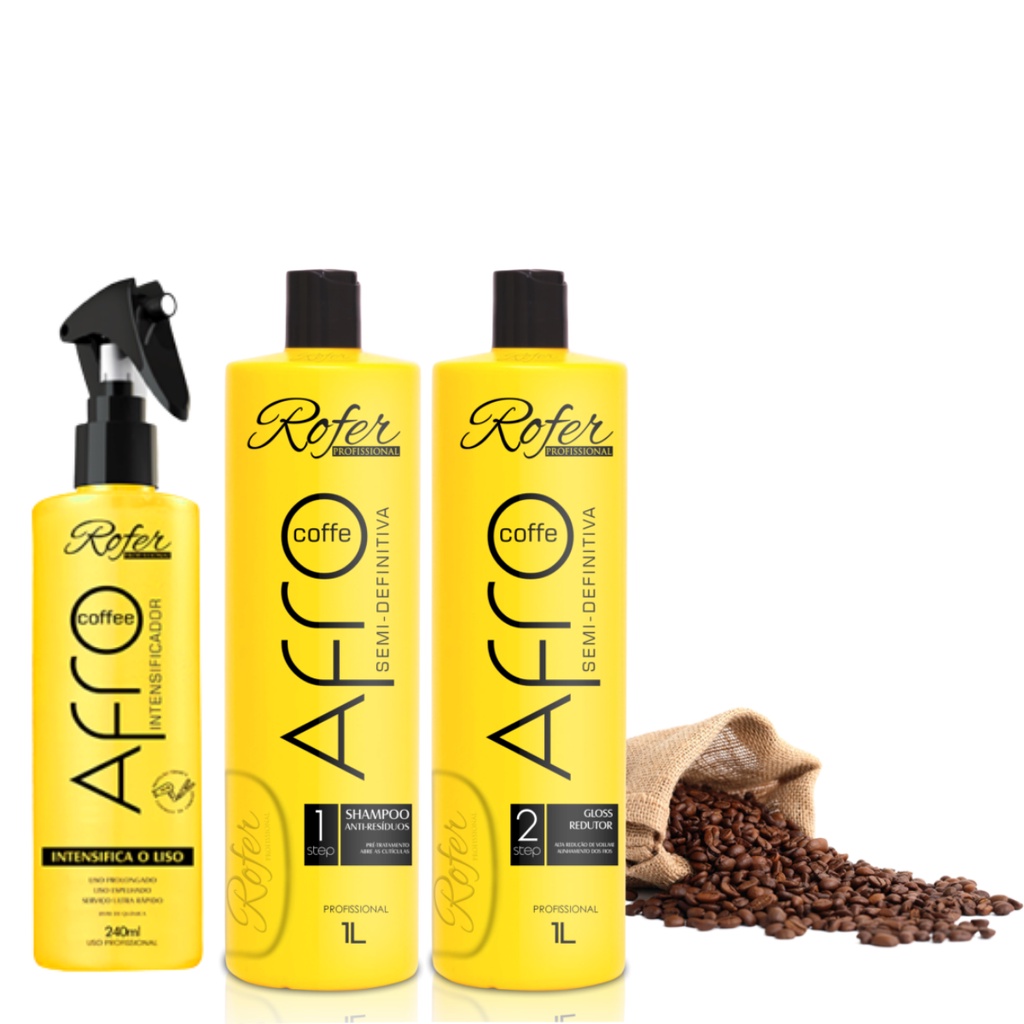 Kit Semi Definitiva Afro Coffe Intensificador Afro Coffee Shopee Brasil