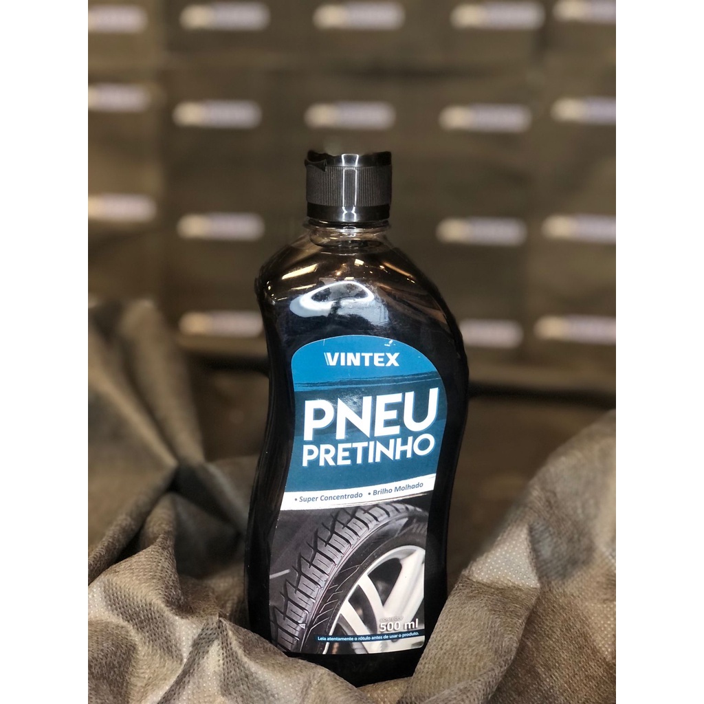 Pneu Pretinho Ml Vintex Super Concentrado E Brilho Shopee Brasil