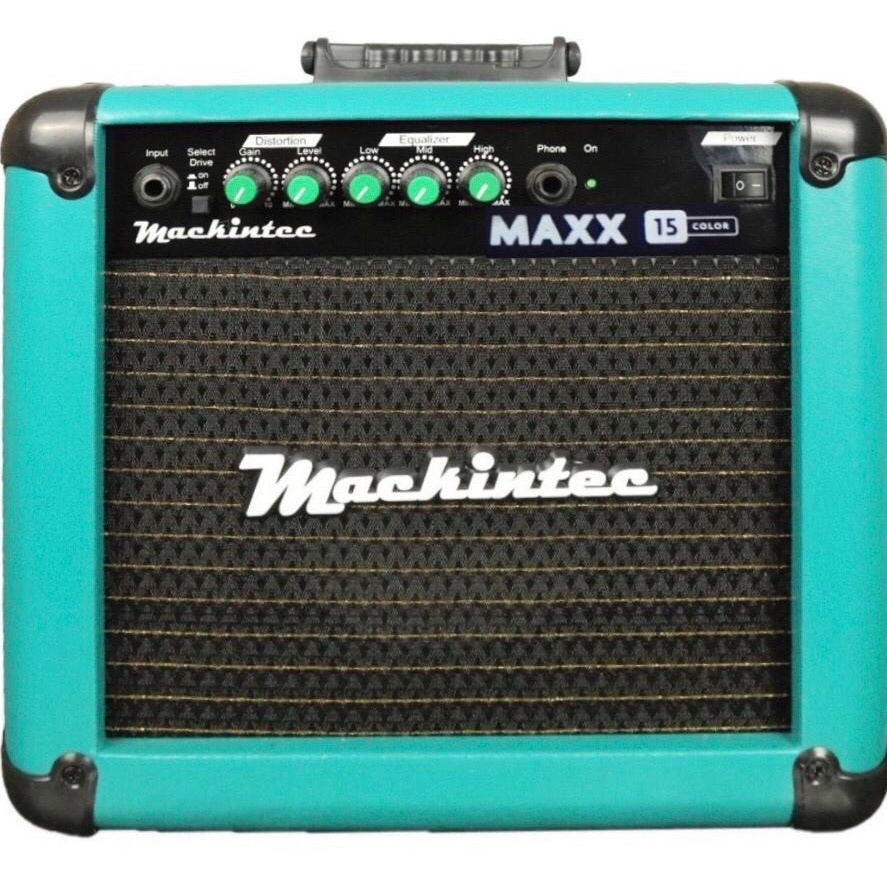 Cubo Amplificador De Guitarra Maxx Mackintec Verde Shopee Brasil