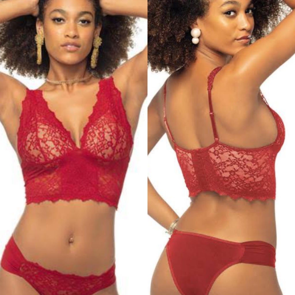 Conjunto Lingerie Brigitte Demillus Shopee Brasil