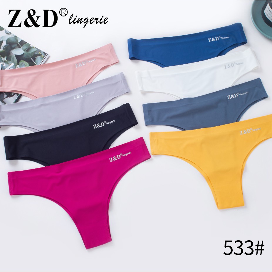 Kit Calcinhas Sem Costura Corte A Laser Tanga Ou Fio Tradicional Conforto Luxo Z D Lingerie