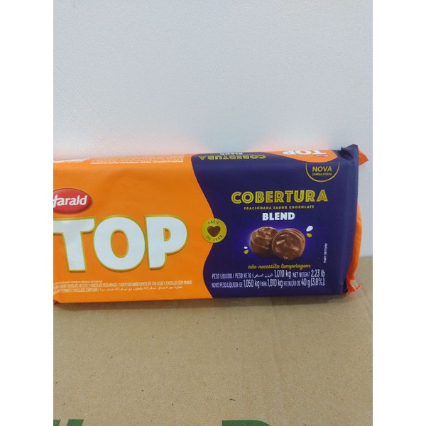 Chocolate Cobertura Top Harald Kg Shopee Brasil