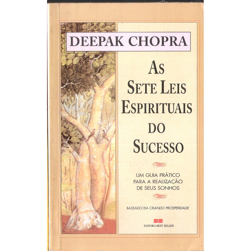 As Sete Leis Espirituais Do Sucesso Deepak Chopra Shopee Brasil