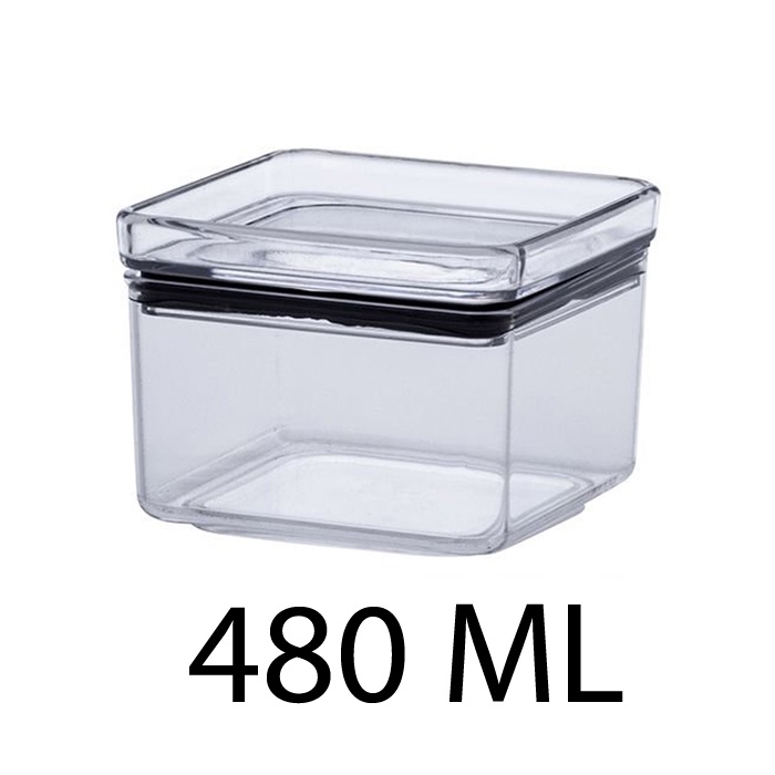 Pote 480ml Hermético Lumini Quadrado Paramount Shopee Brasil