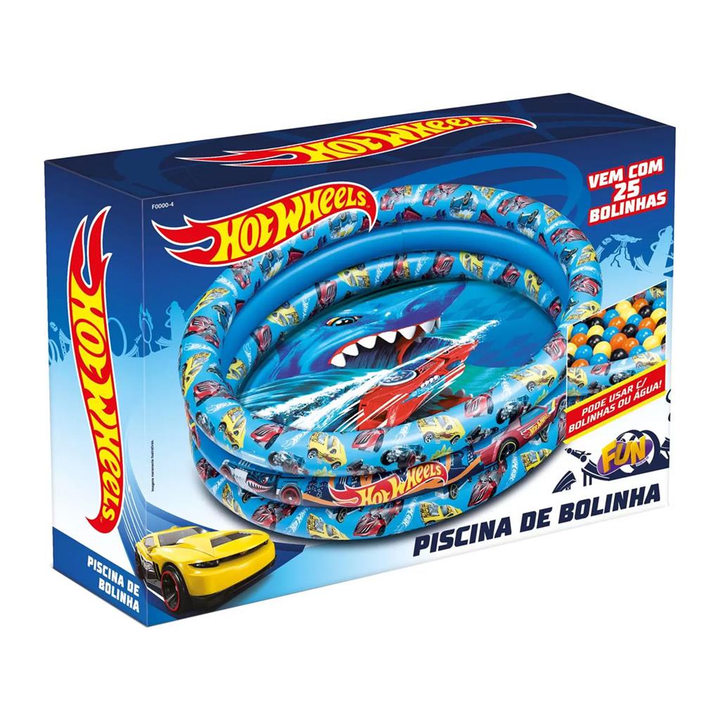 Piscina Inflavel De Bolinha Hot Wheels Bolinhas Fun Shopee Brasil