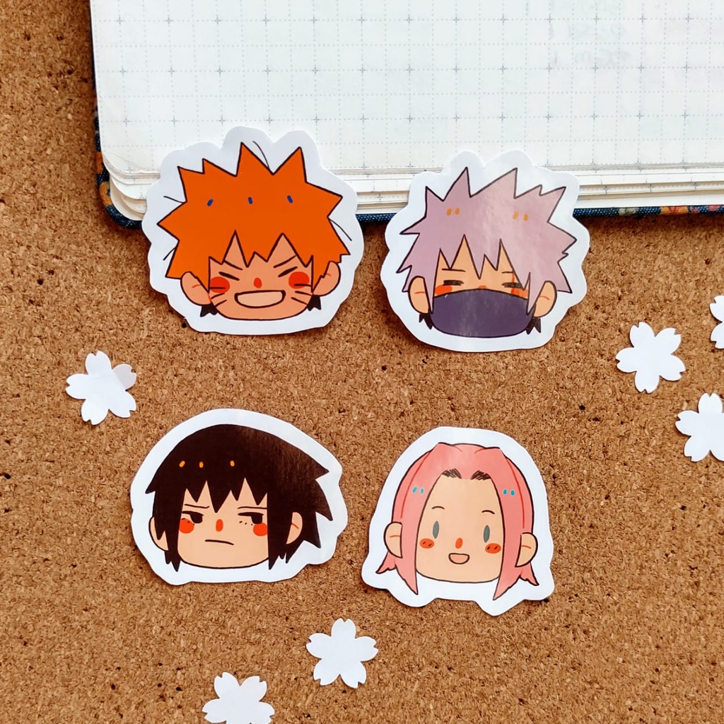 Adesivos Naruto Carinhas Shopee Brasil