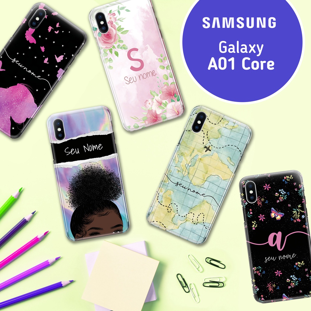 Capa Capinha Samsung Galaxy A01 Core Personalizada Seu Nome