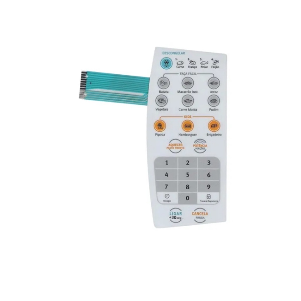 Membrana Teclado Microondas Electrolux Mef28 Mef 28 NOVO Shopee Brasil