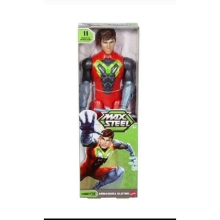 Boneco Max Steel Super Soco Ou Armadura Eletro Mattel Shopee Brasil