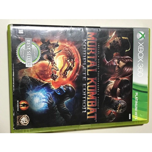 Mortal Kombat Original Komplete Editio Xbox Midia F Sica Shopee