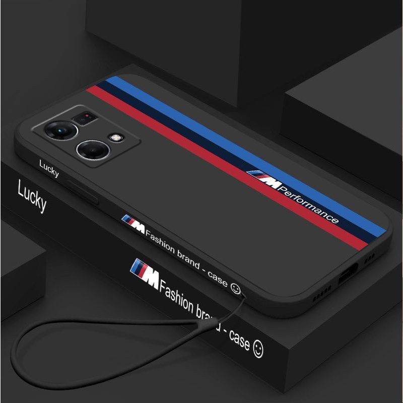 Capa De Silicone L Quido Lucky Bwm Para Oppo Reno G G Pro G