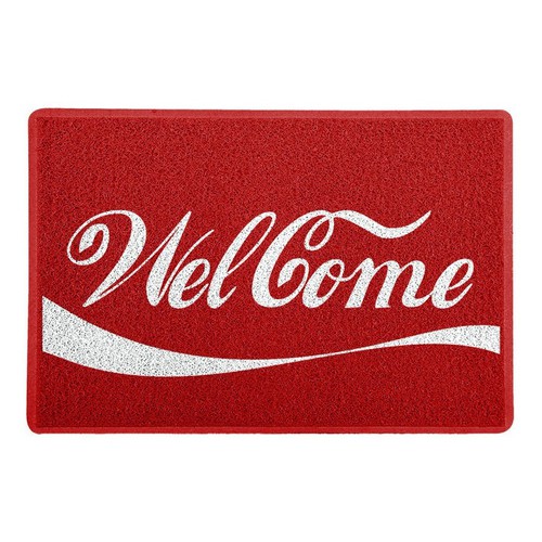 Capacho Tapete 60x40cm Welcome Coca Cola Shopee Brasil