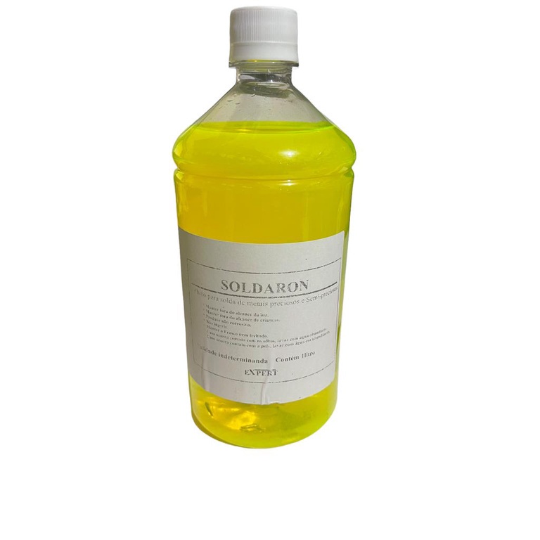 Soldaron Fluxo De Solda Para Ouro E Prata Ourives 1 Litro Shopee Brasil