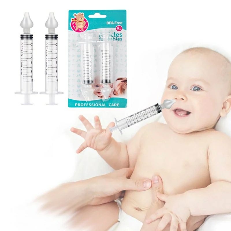 Kit 2 Seringas De Lavagem Nasal Infantil E Adulto Soro Limpeza Do