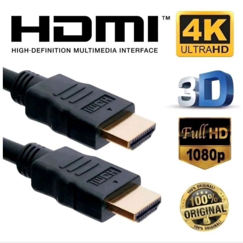 Cabo Hdmi Metros Ultra Hd K Gold Pinos Premium Shopee Brasil