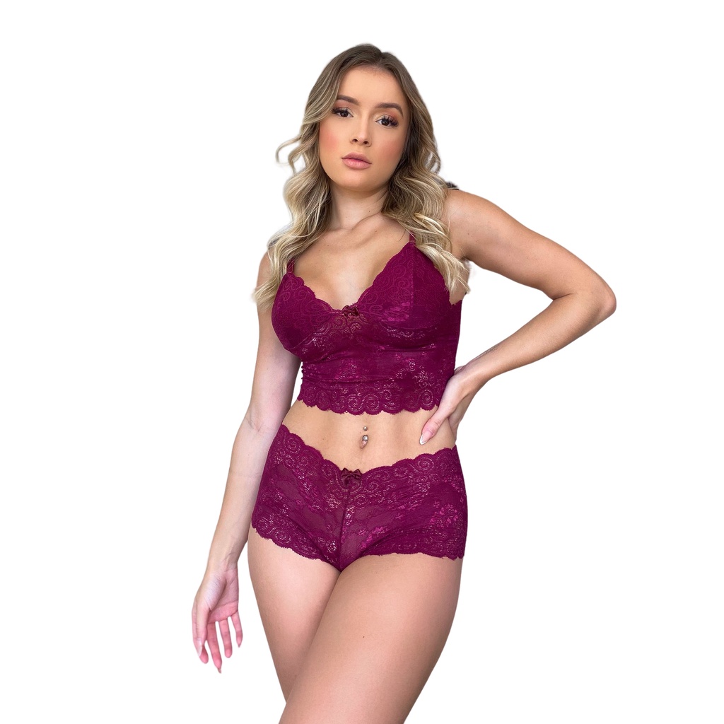 Conjunto Lingerie Atacado Lingerie Sexy Atacado Shopee Brasil