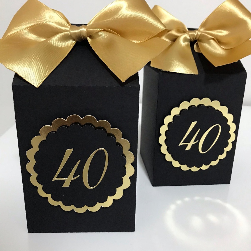 Kit Festa Personalizado Anos Preto Dourado Shopee Brasil