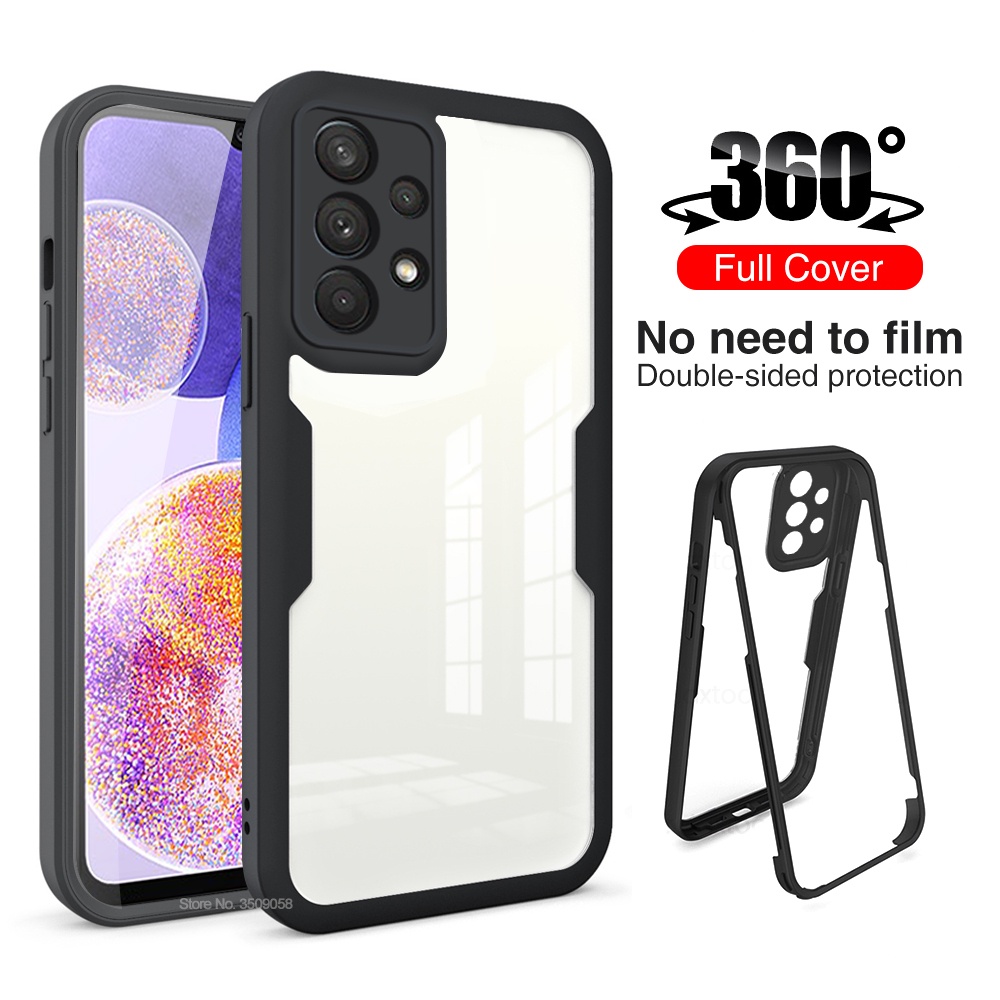 Capa Proteção Completa 360 Para Samsung Galaxy A13 A23 A33 A53