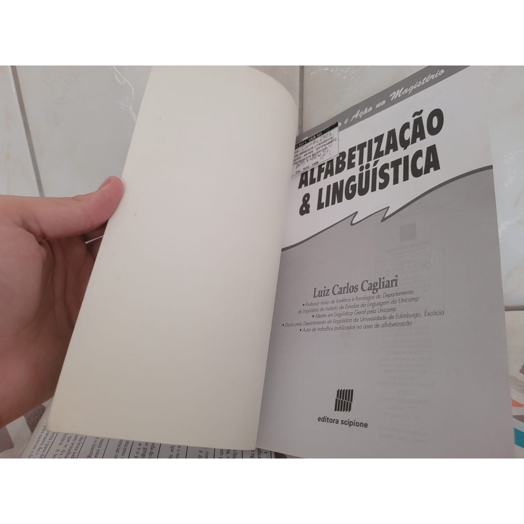 Alfabetiza O E Lingu Stica Luiz Carlos Cagliari Shopee Brasil