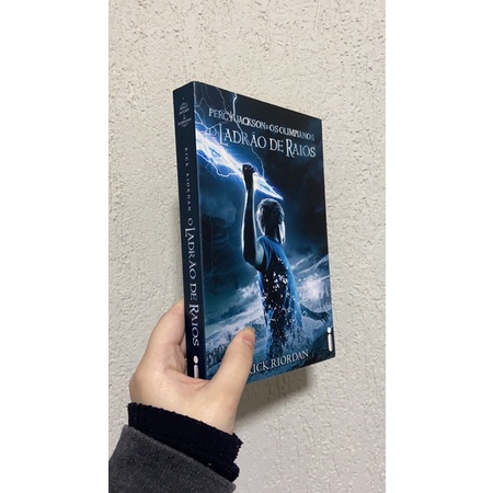 Percy Jackson E O Ladr O De Raios Rick Riordan Livro Capa Filme