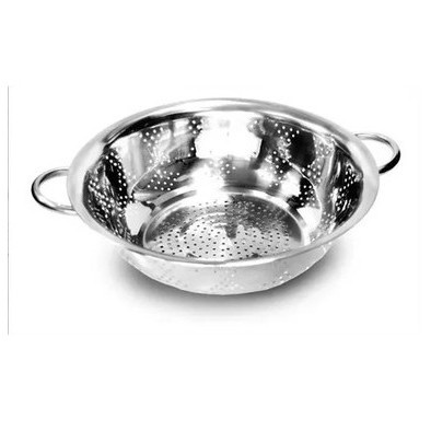 Escorredor De Macarrão Inox alça Multiuso Universal 24 ou 28 Cm