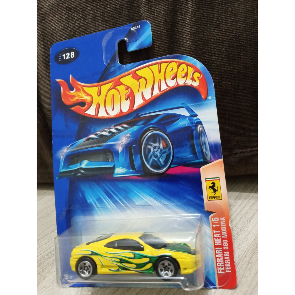 Hot Wheels Ferrari 360 Modena Amarela Shopee Brasil