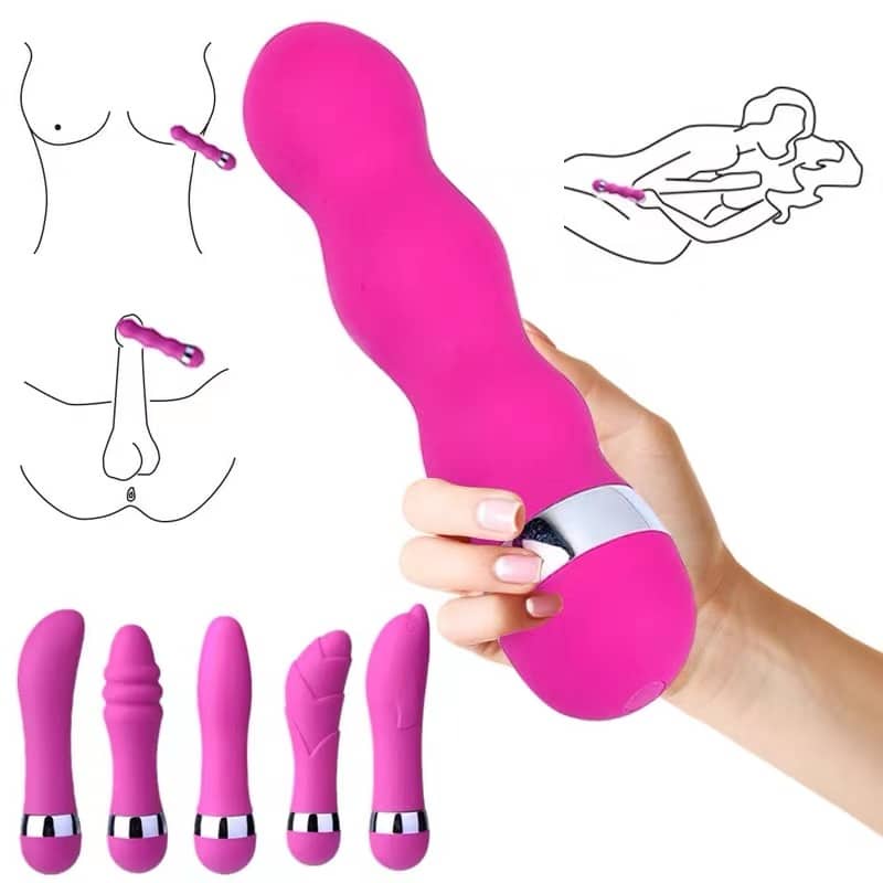 Vibrador Feminino Ponto G Aveludado Estimulador Feminino Escalonado Sex