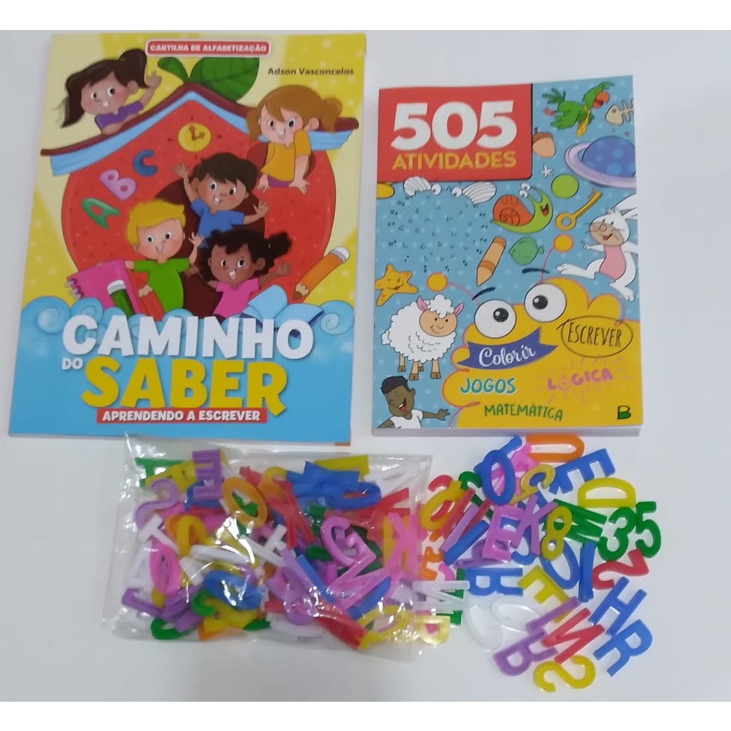 Kit Livros Atividades Cartilha De Alfabetiza O Caminho Do