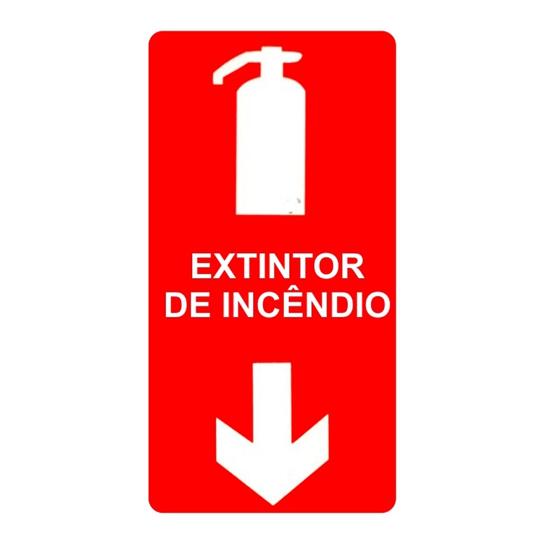 Placa Fotoluminescente Extintor De Incendio Shopee Brasil