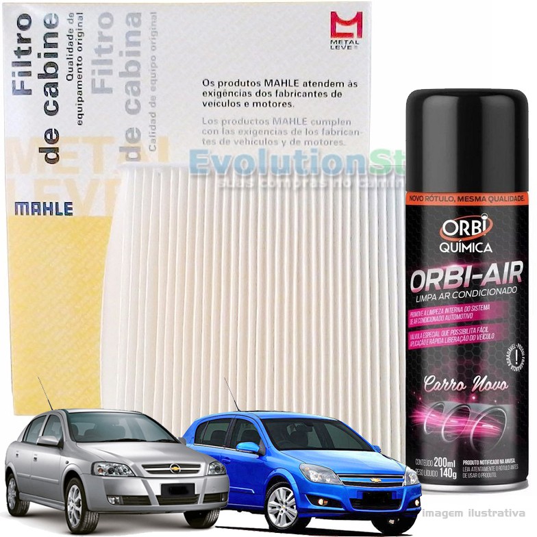 Filtro De Cabine Ar Condicionado Mahle Astra Vectra Gt Gtx Spray