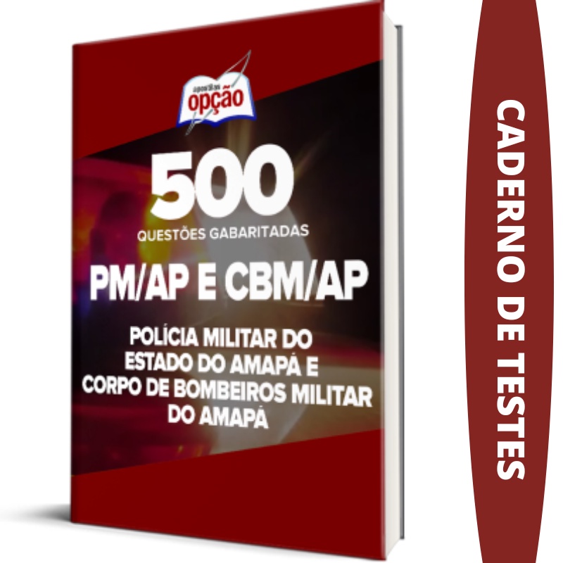 Caderno de Testes PM AP e CBM AP Questões Gabaritadas Shopee Brasil