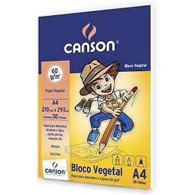 Papel Vegetal Infantil 10FOLHAS A4 60g Canson Shopee Brasil