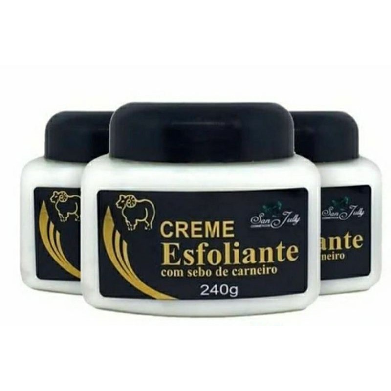 Creme ESFOLIANTE Sebo De Carneiro San Jully 240g Shopee Brasil