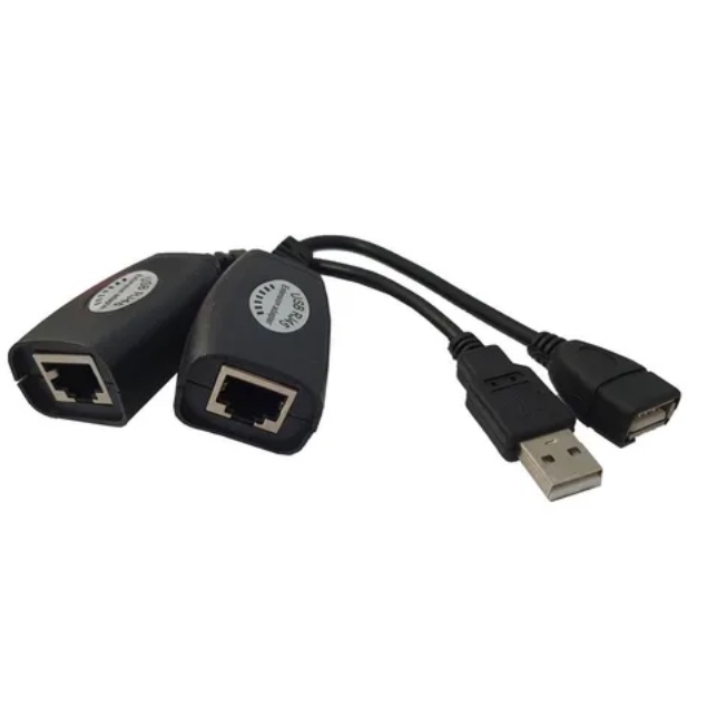 Adaptador Conversor Extensor Usb Via Cabo Rede Rj At M Shopee Brasil